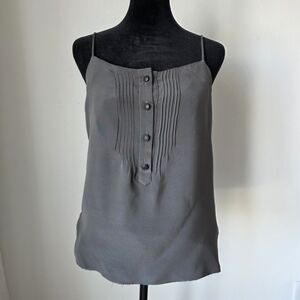 Rag & Bone Gray Sleeveless Button-Down Top Sz 2
